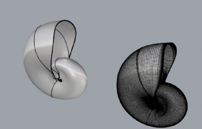 鹦鹉螺模型,STP格式