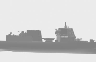 意大利ppa护卫舰3D模型,STL格式