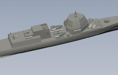 意大利ppa护卫舰3D模型,STL格式