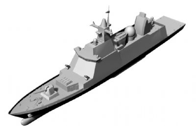 泰国他钦河号护卫舰3D模型,STL格式