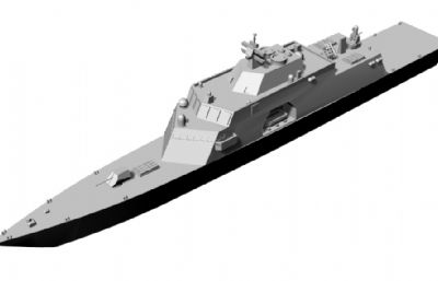 希腊mmsc护卫舰3D模型,STL格式