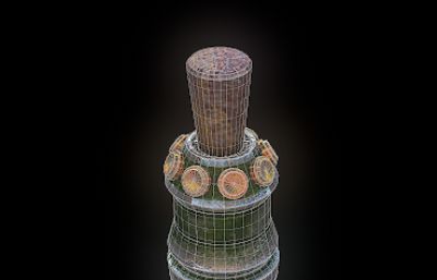 魔法药剂瓶,药水瓶3D模型