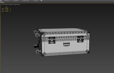 写实工具套箱,设备箱3D模型,有MAX,FBX,OBJ格式,有贴图
