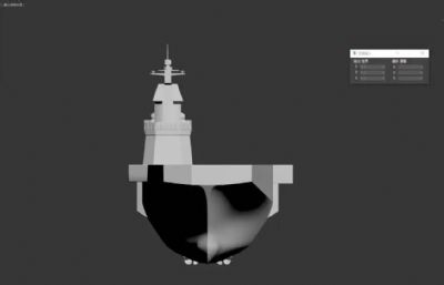 韩国海军马罗岛号两栖攻击舰3D模型,OBJ,STL两种格式