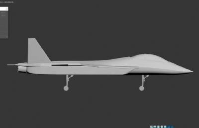 土耳其空军tf-x战斗机3D模型,OBJ,STL两种格式