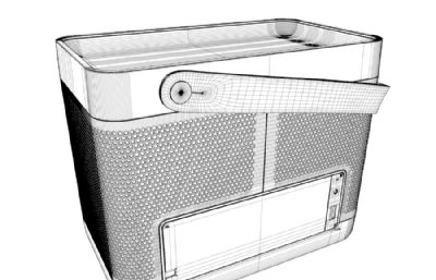 BeoLit 15 by Bang & Olufsen铂傲便携式无线蓝牙音箱,小提篮3D模型,FBX,OBJ两种格式