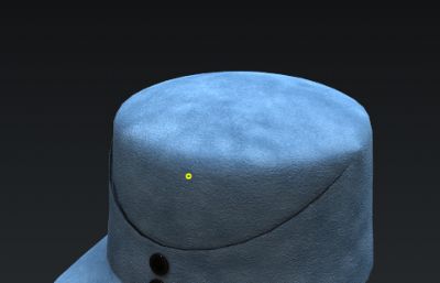 八路军帽,红军帽,鸭舌帽3D模型