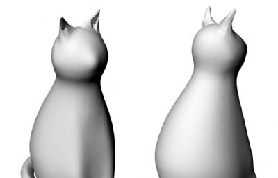 露西的猫3D打印模型