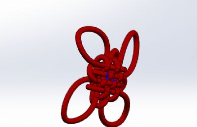 中国结solidworks图纸模型