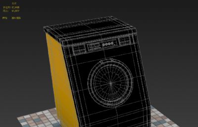 滚筒洗衣机3D模型