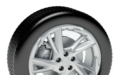 汽车轮胎,轮毂3D模型,MAX,MB,OBJ,ZTL等格式