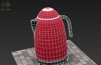 电水壶,烧水壶3D模型