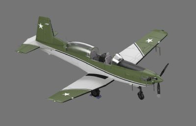 二战战斗机3D模型,max+fbx格式