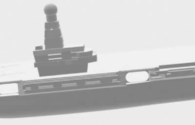 俄罗斯海牛级航母3D模型,STL格式