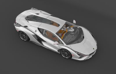 2020 款兰博基尼Sián FKP 37跑车3D模型