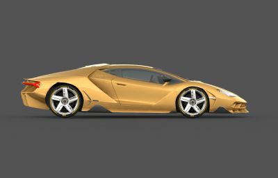 兰博基尼centenario lp770跑车3D模型