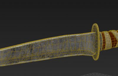 剥皮小刀3D模型源文件