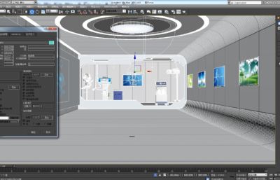 健康生活,医疗类栏目背景,虚拟演播室3D模型