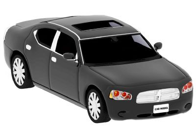 道奇5座小车汽车3D模型