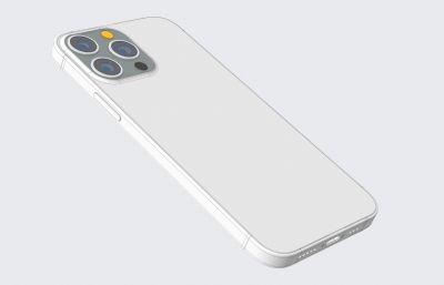 Apple苹果iPhone13 PRO手机【概念产品】STP格式三维3D模型素模