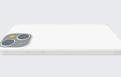Apple苹果iPhone13 手机【概念产品】STP格式三维3D模型素模