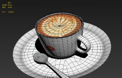 一杯咖啡3D模型