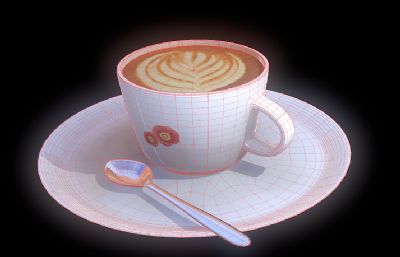 一杯咖啡3D模型
