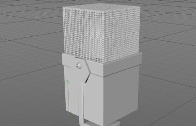 C4D会议/K歌麦克风原创模型,C4D,OBJ素模+BIP格式渲染文件