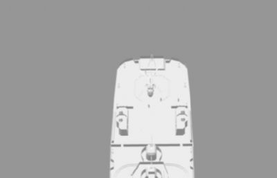 苏联海军基洛夫号导弹巡洋舰3D模型素模,MAX,OBJ,STL,FBX多种格式