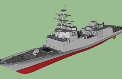 美国海军星座级护卫舰su模型