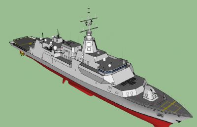 加拿大皇家海军csc护卫舰su模型