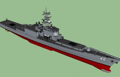 美国打击巡洋舰su模型二
