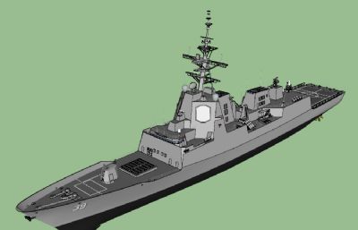 霍巴特号驱逐舰su模型