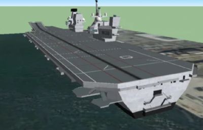 威尔士亲王号航空母舰su模型