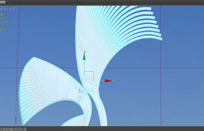 奋发雕塑设计3D模型