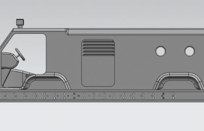 装甲车外壳STL格式模型