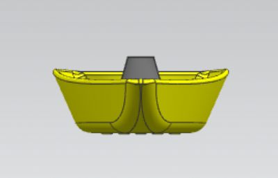 2人皮划艇STL格式模型