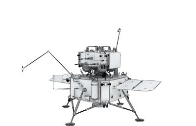 嫦娥五号上升器+着陆器组合3D模型