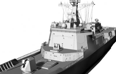 kdx-iii batch-ii型驱逐舰版本2-STL格式模型