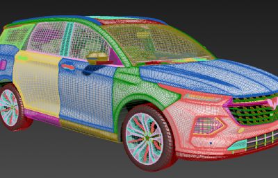 五菱凯捷汽车3D模型