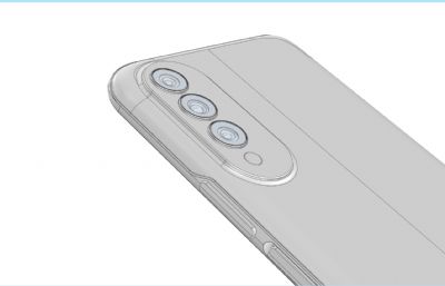 HUAWEI华为NOVA8 SE活力版(HONOR荣耀X20 SE)手机三维3D模型,STP格式