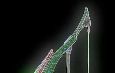 弓3D模型次世代高模