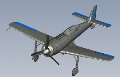 Fockewulf-二战德国飞机IGS图纸模型