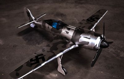 Fockewulf-二战德国飞机IGS图纸模型