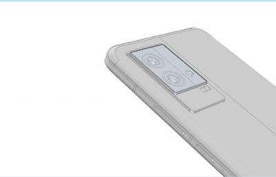 VIVO iQOO8手机三维3D渲染模型(ksp+stp素模源文件),keyshot10渲染