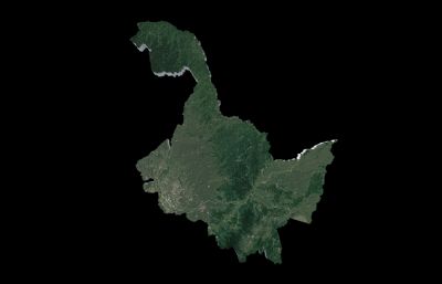 黑龙江三维地图,黑龙江3d地图,黑龙江省山脉地形地图3D模型,MAX,FBX格式