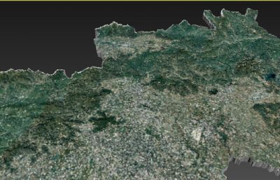 北京三维地图,北京市地势地形地图3D模型(网盘下载)