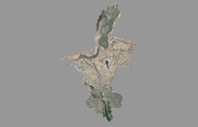 宁夏三维地图,宁夏地形,地势图3D模型