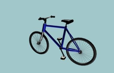 自行车3D模型简模