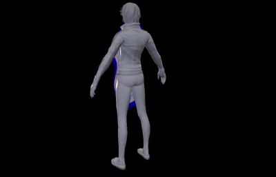 次时代透明夹克肌肉小哥哥,型男3D模型